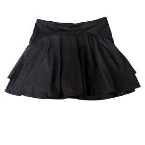 High-Rise Powersoft Black Athletic Skort With Inner Shorts By Old Navy Small Siz